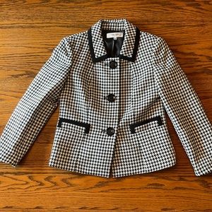 JONES STUDIO HOUNDSTOOTH BLAZER
